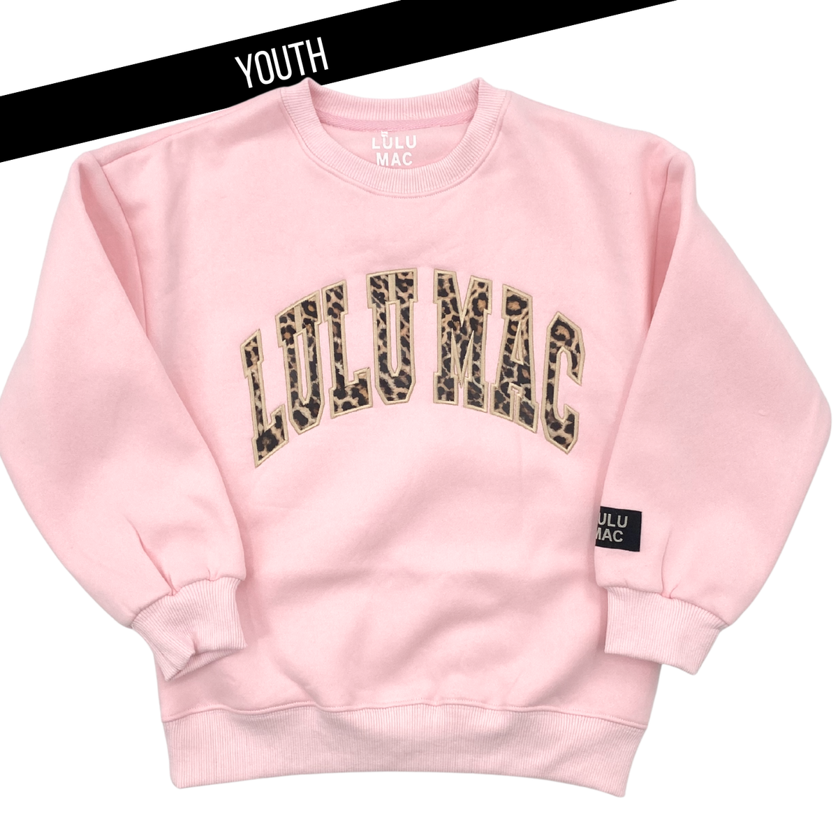Leopard Light Pink Sweatshirt