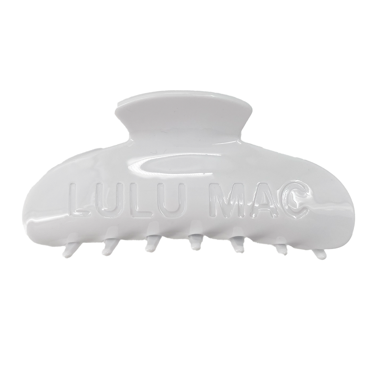LULU MAC HAIR CLIPS -White