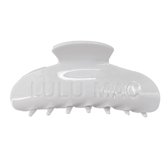LULU MAC HAIR CLIPS -White