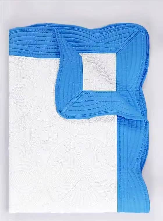 Heirloom Quilt - Baby Quilt Blanket Monogram