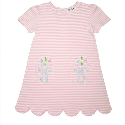 Girls Knit Crayon Dress