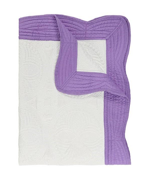 Heirloom Quilt - Baby Quilt Blanket Monogram