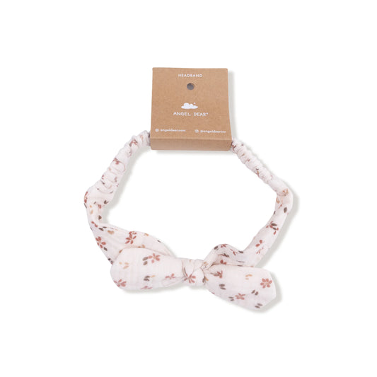 Knot Headband - Carrie Floral Muslin