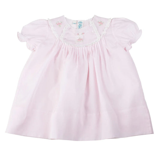 Pink Vintage Bow Dress
