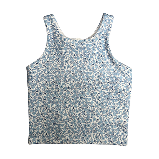 Bra Top - Mini Blue Floral