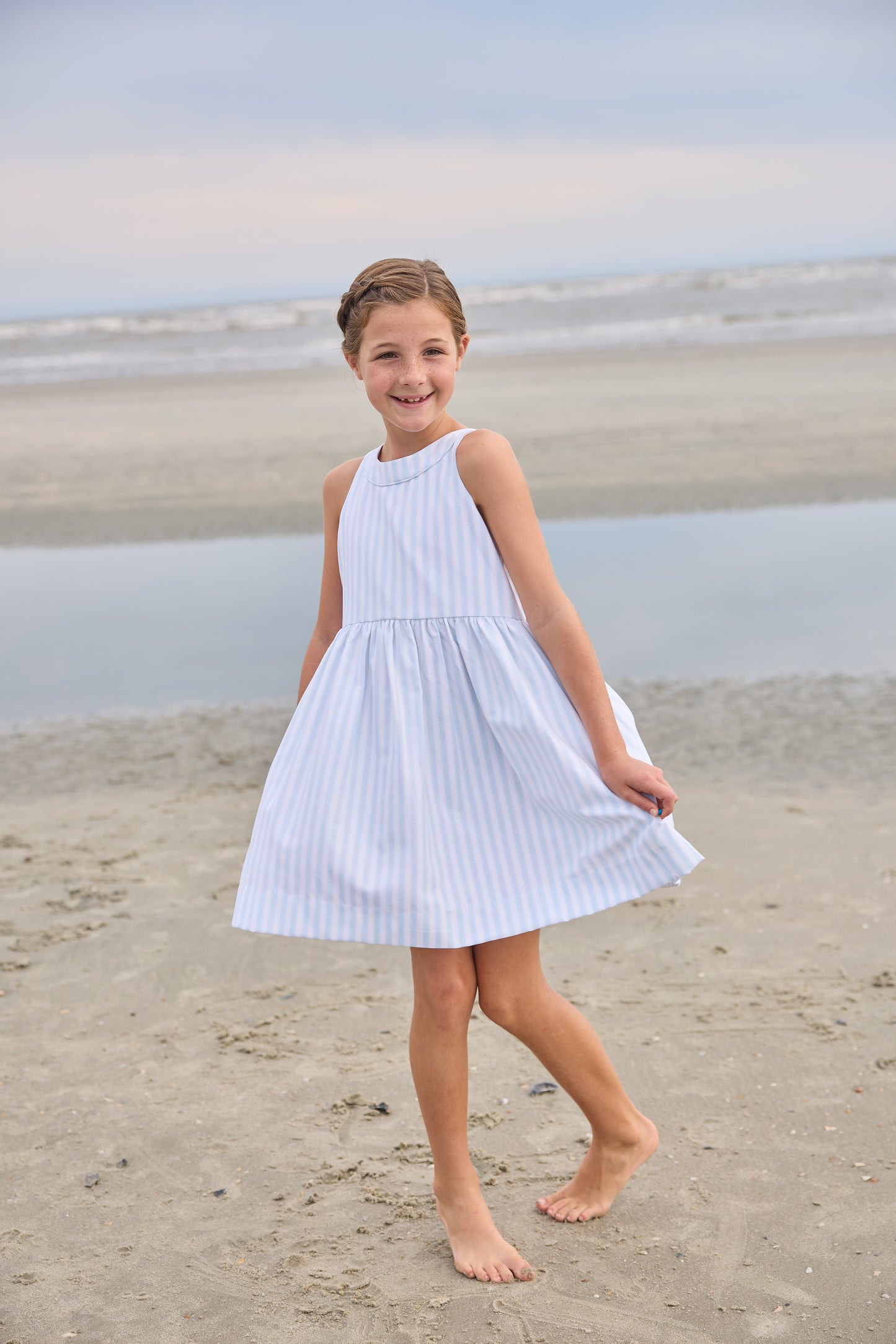 Bow Back Annie Dress - Savannah Stripe