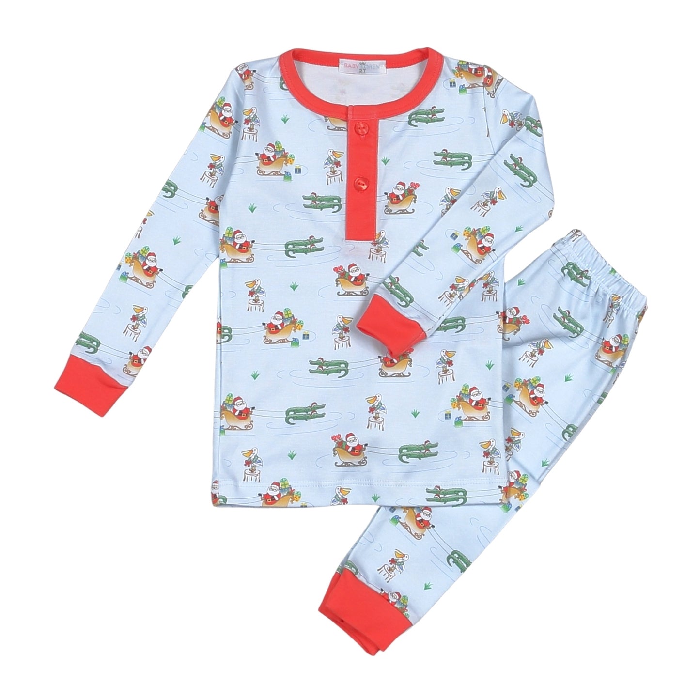 Unisex Cajun Christmas 2 Piece Loungewear