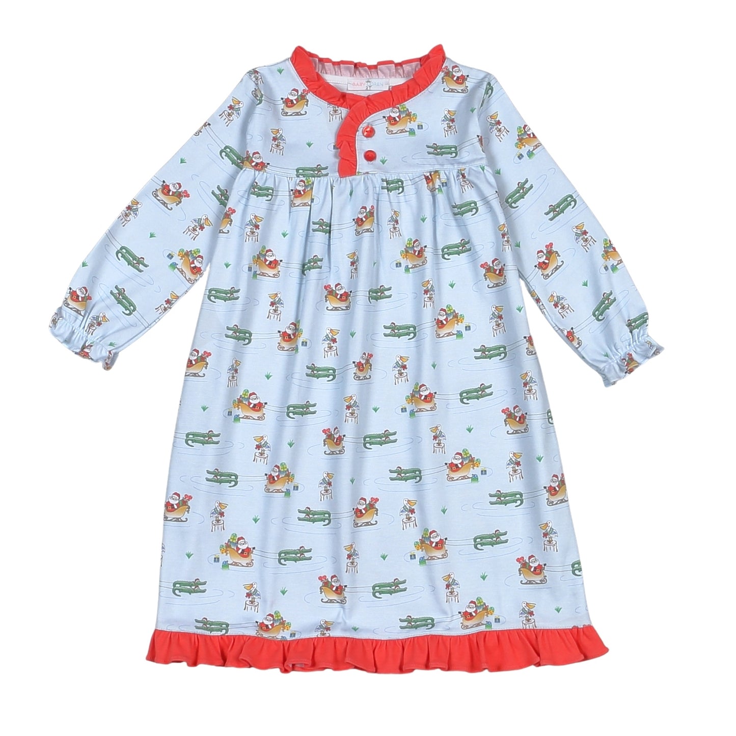 Girls Cajun Christmas Gown