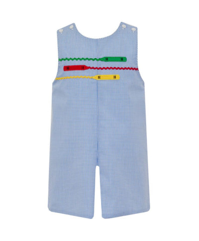 Blue Gingham Crayons Shortall