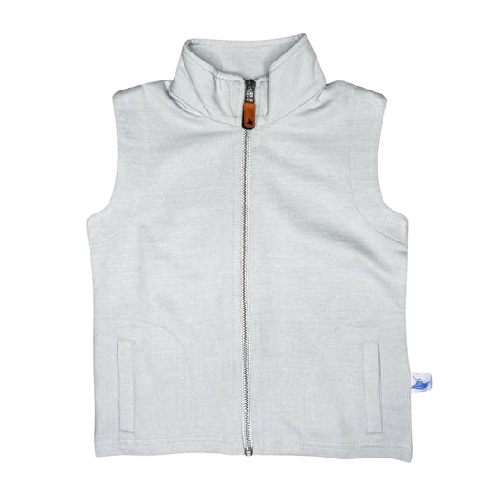 Knit Vest - Pearl Blue