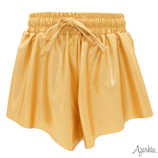 Shimmer Butterfly Short in Gold