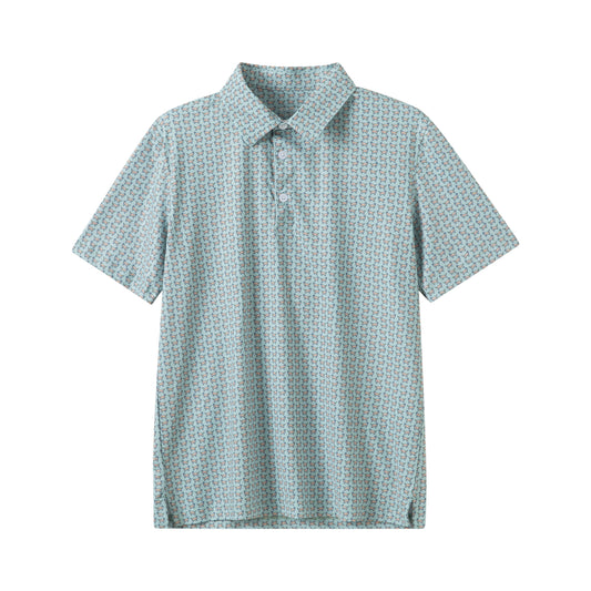 Golden Retriever Print Polo