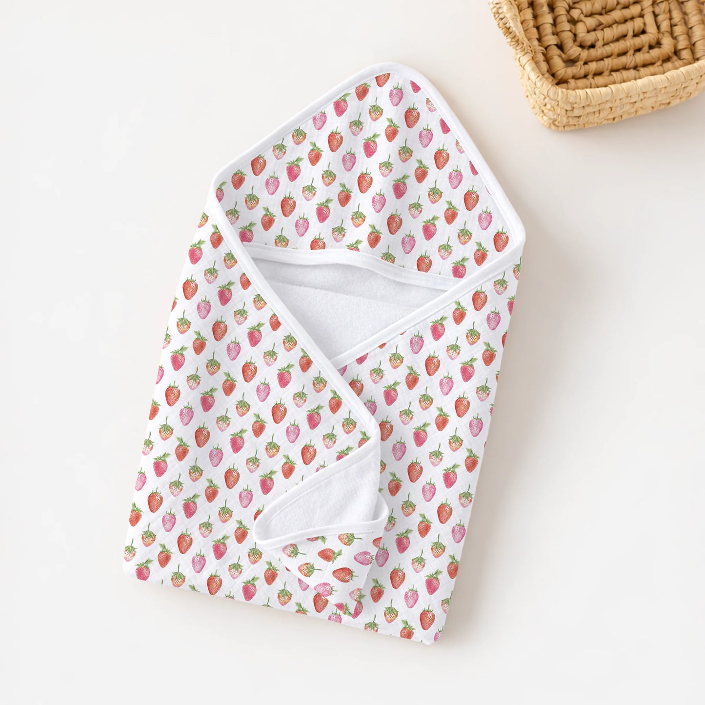 Berry Cute Hooded Bath Towel