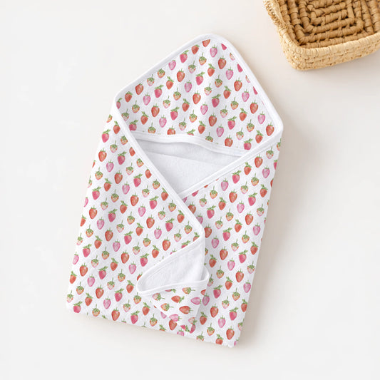 Berry Cute Hooded Bath Towel