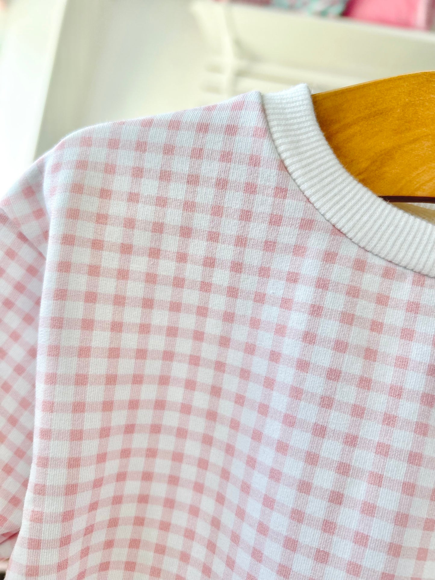 Pink Gingham Bubble