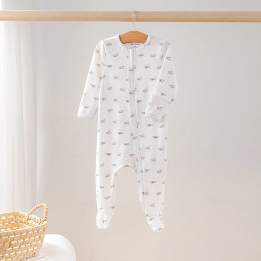 Just Plane Cute Organic Cotton Baby Pajamas