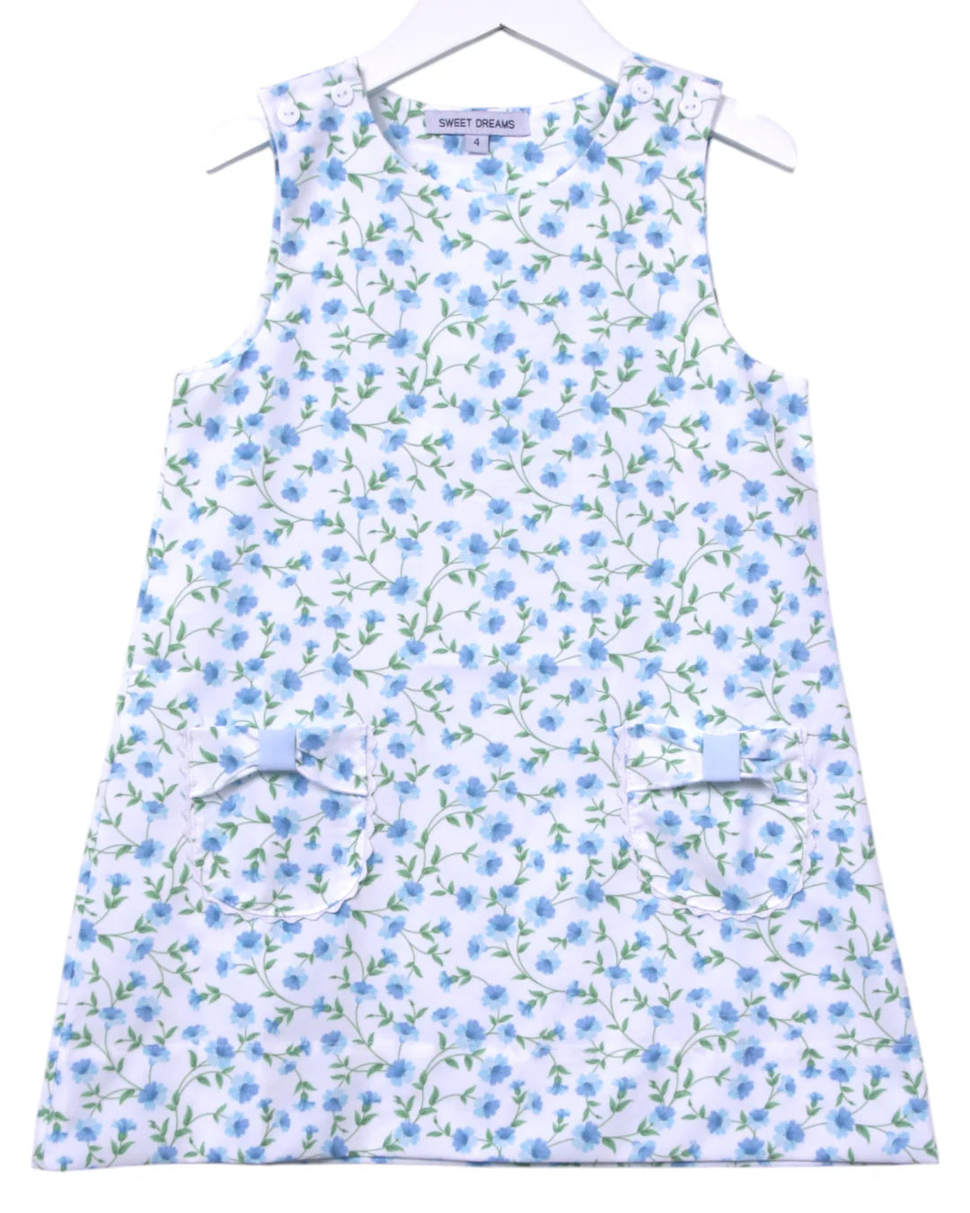 Blue Glory Pocket Dress