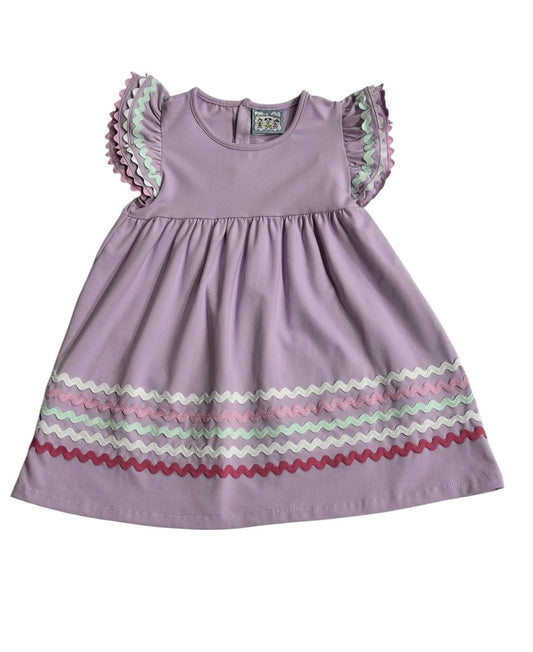 Lavender Ric Rac Dress