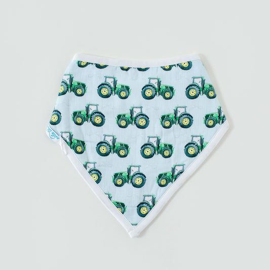 Toot, Toot, Tractor! Organic Muslin Bib
