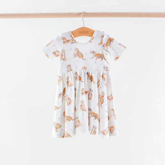 Louisiana Tigers Organic Cotton Twirl Dress