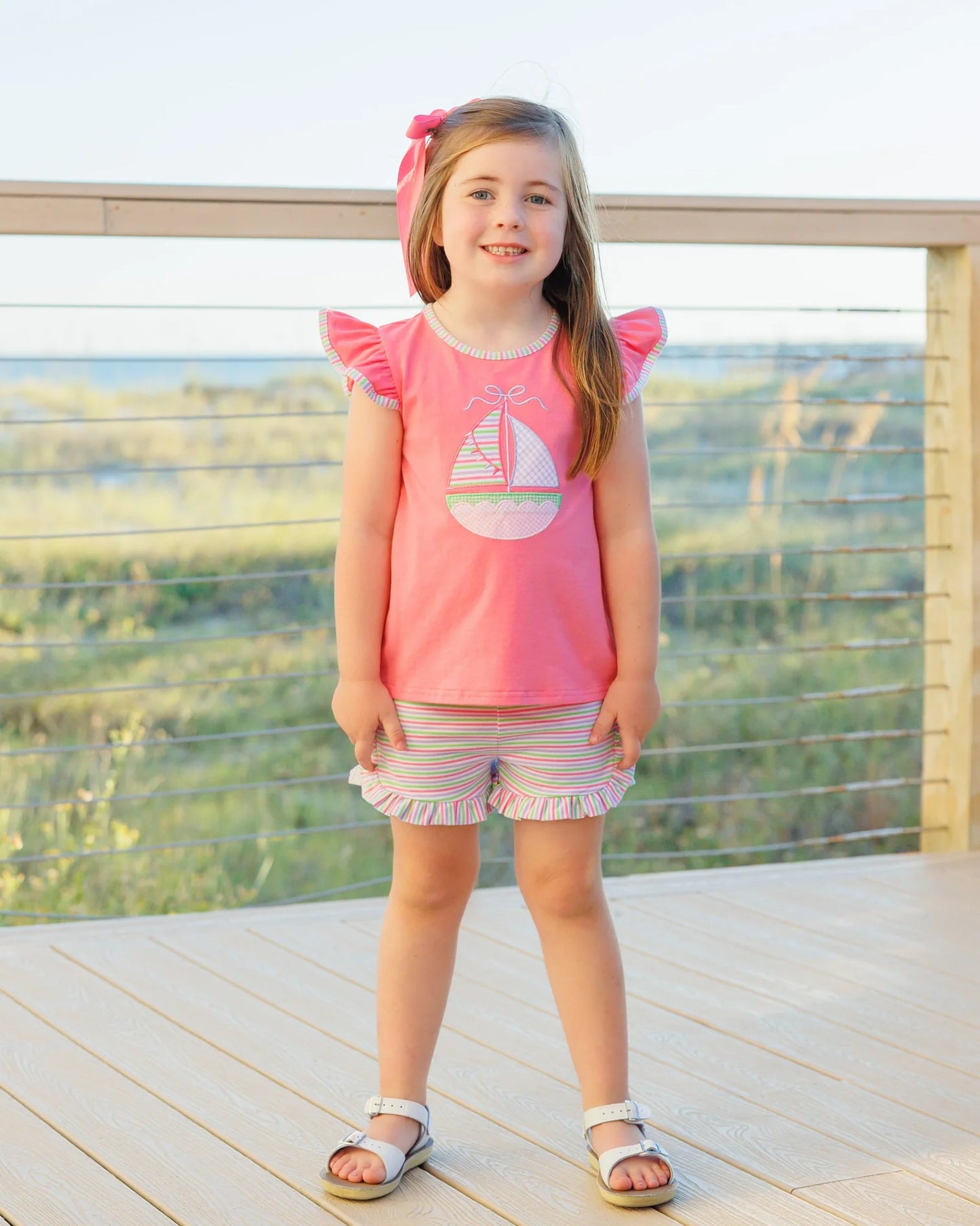 Sailin' Away Flutter Short Set