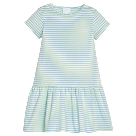 Kari T- Shirt Dress - Greenview Stripe