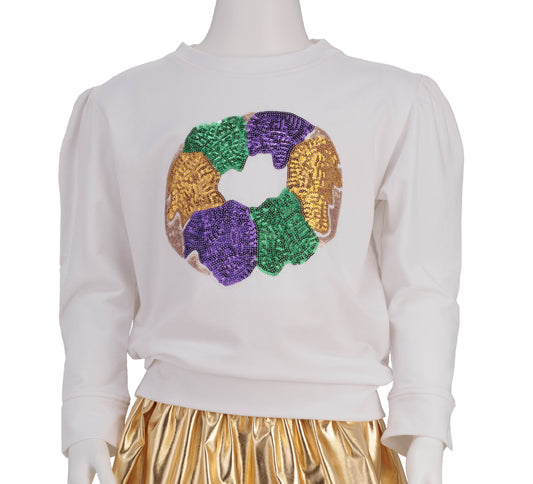 Sequin King Cake Sweatshirt