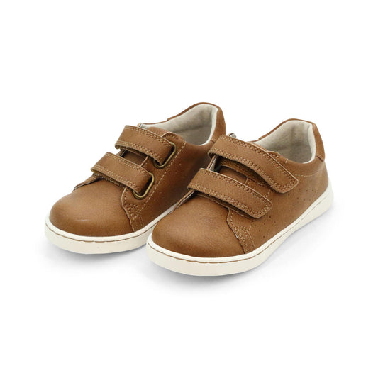 Kyle Double Velcro Sneaker - Chestnut