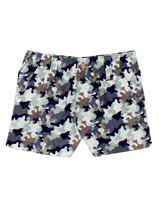 Delta Backwater Camo Boys Mallard Short