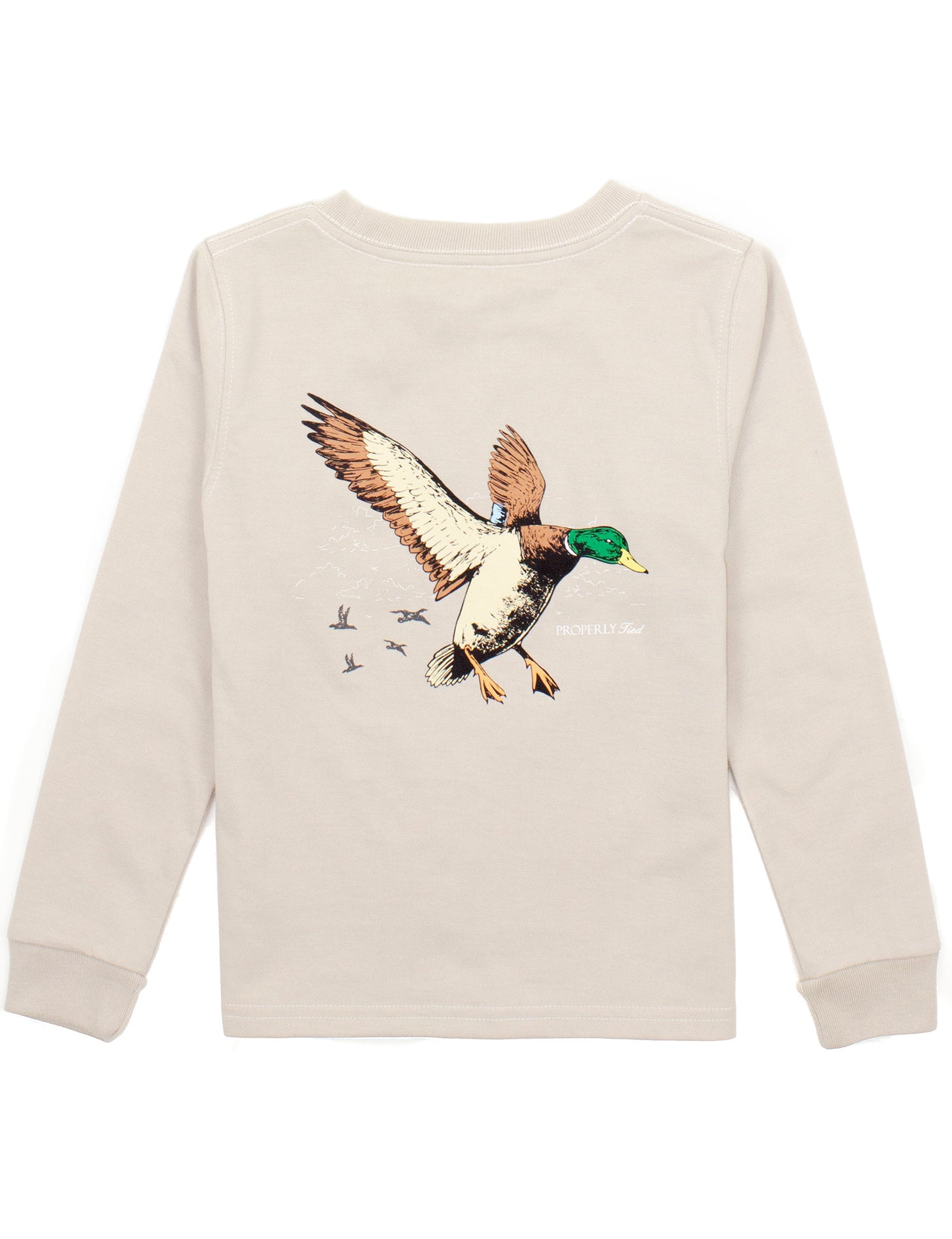 Linen Mallard Flight LS Tshirt