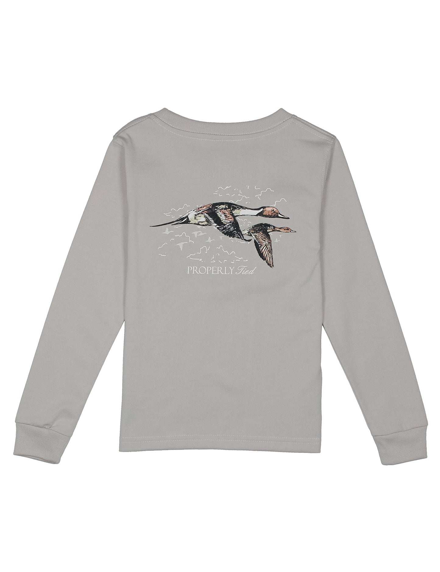 Boys Pintails LS Ice Grey