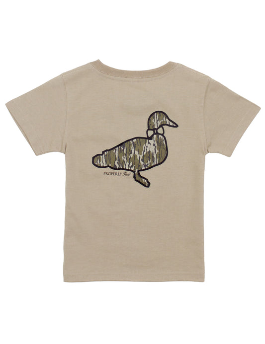 Sand Mossy Oak Logo Tshirt