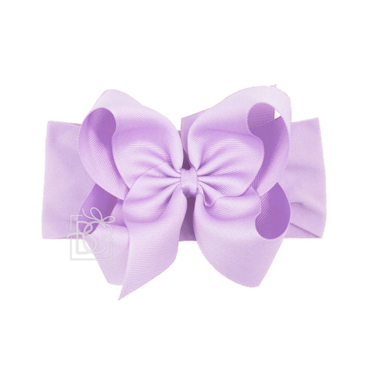 Wide Pantyhose Headband - Lt. Orchid 5.5”