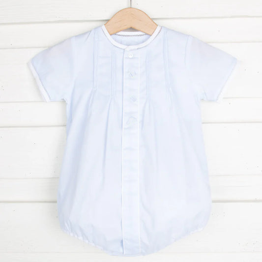 Train and Plane Embroidered Pleated Bubble w/ Bonnet