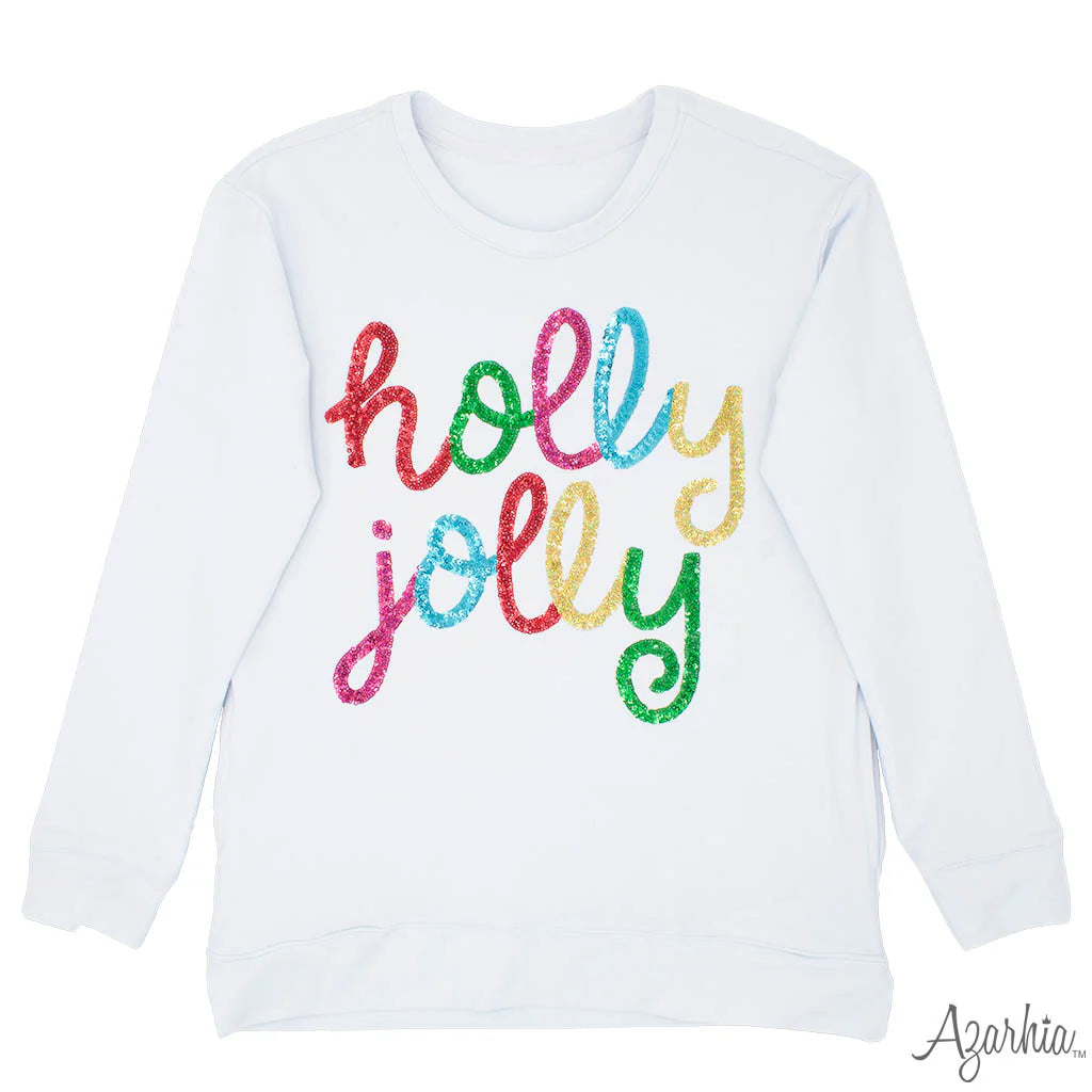 Tunic Sequin Holly Jolly