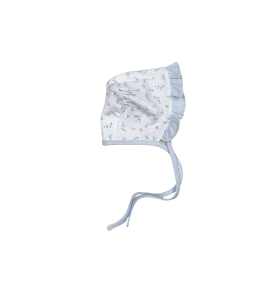 Mia Blue Floral Bonnet