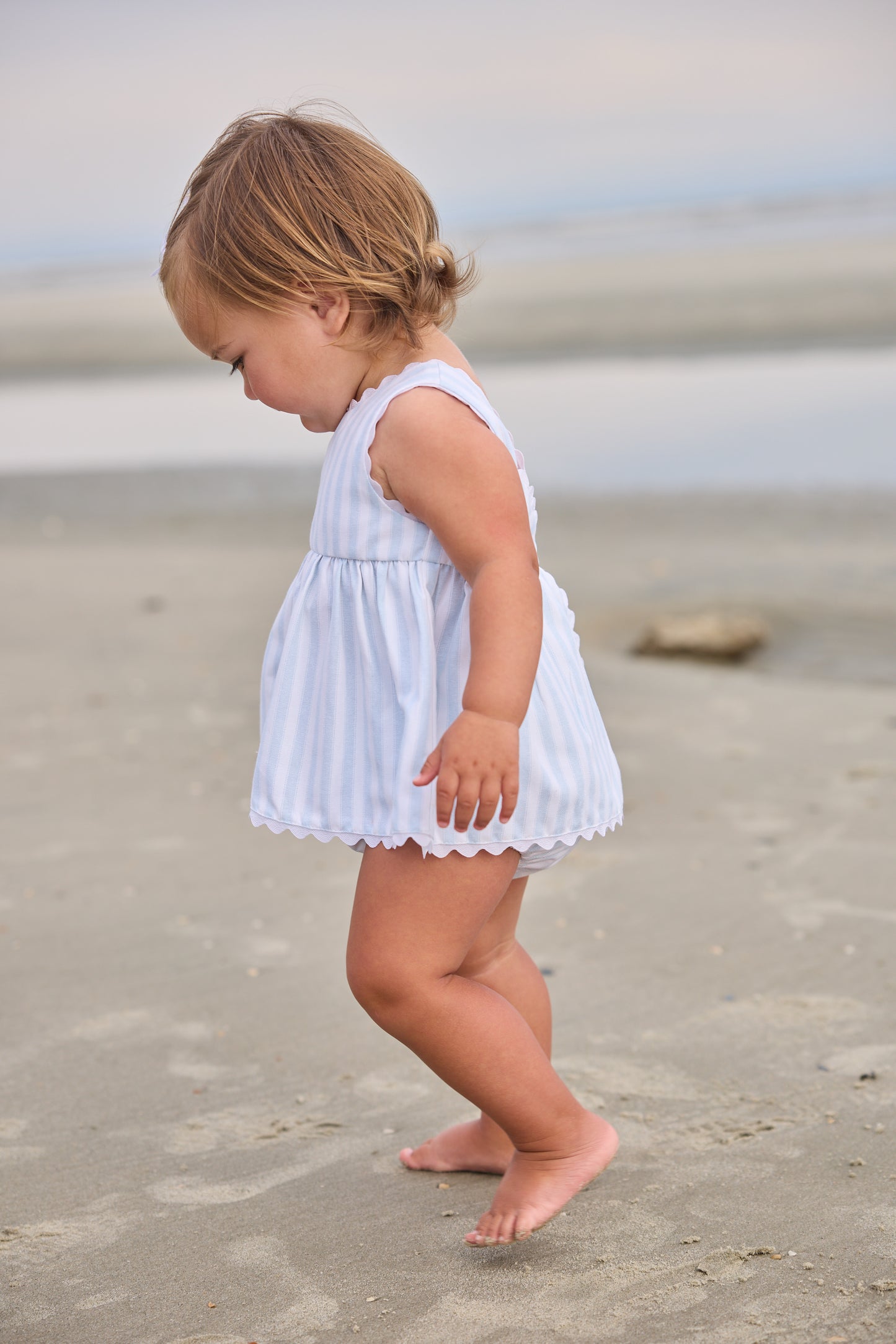 Mary Dee Diaper Set - Savannah Stripe