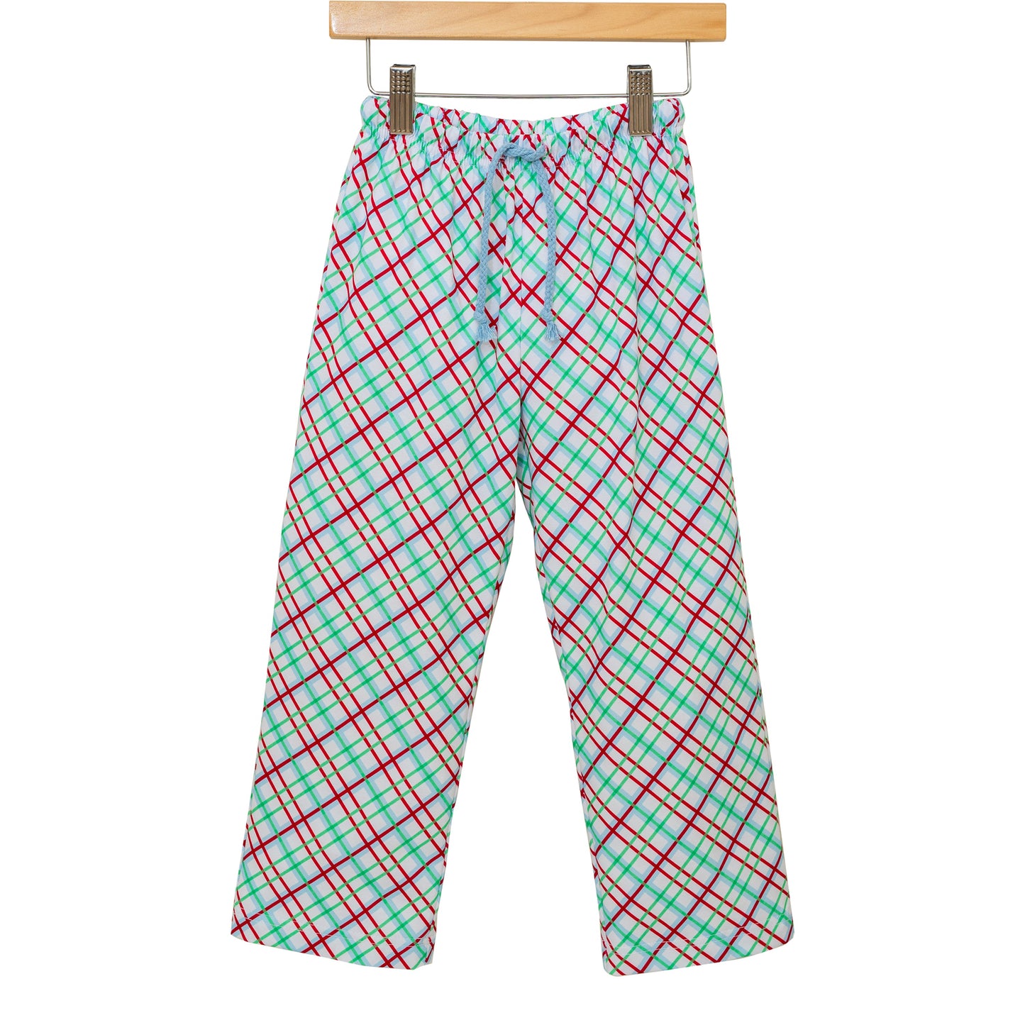 Blue Merry & Bright Christmas Plaid Pant