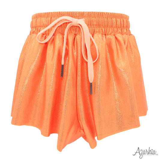 Shimmer Butterfly Short in Orange