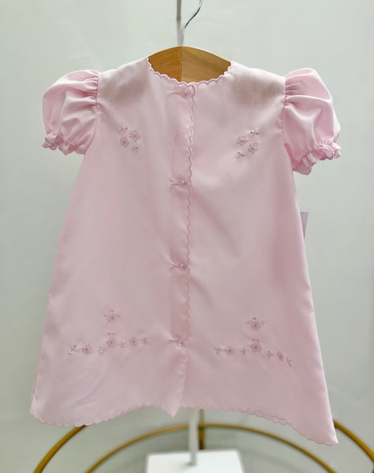 Girls Daygown - Pink Flowers