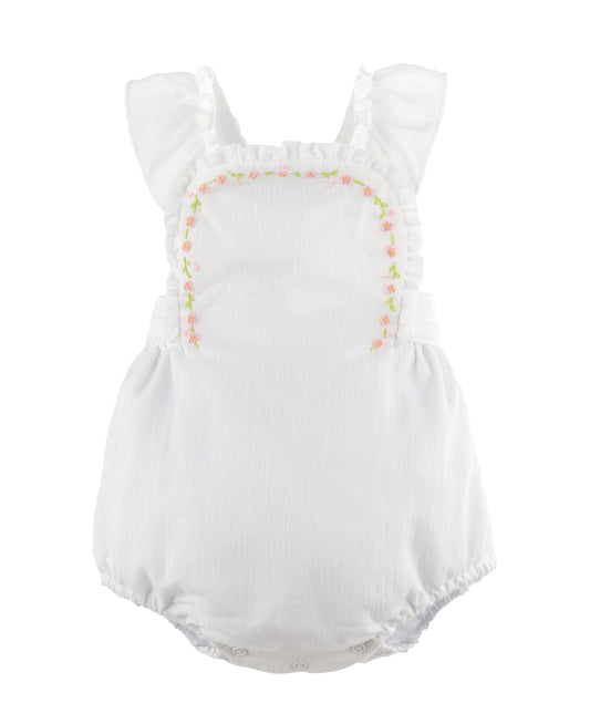 White Daisy Chain Sunsuit