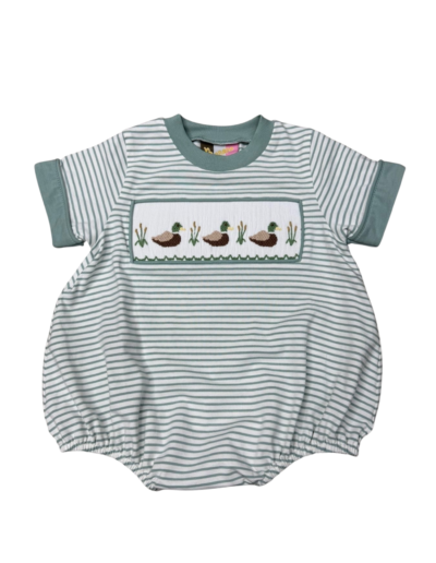 Mallard Duck Smocked Bubble