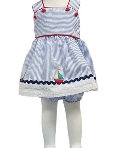 Sailboat Applique Dress