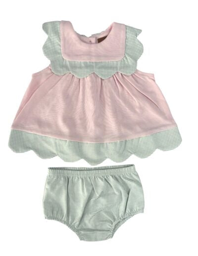 Lila Bloomer Set - Pink & Green