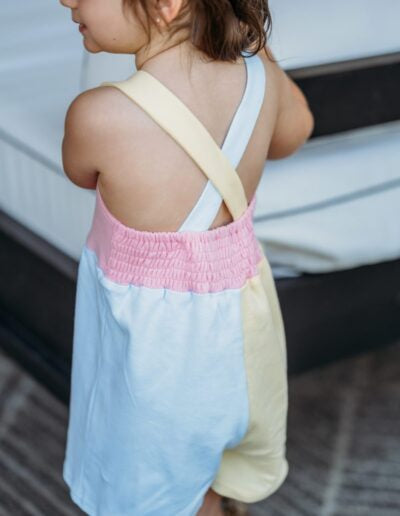Emma Romper - Pink/Blue/Yellow