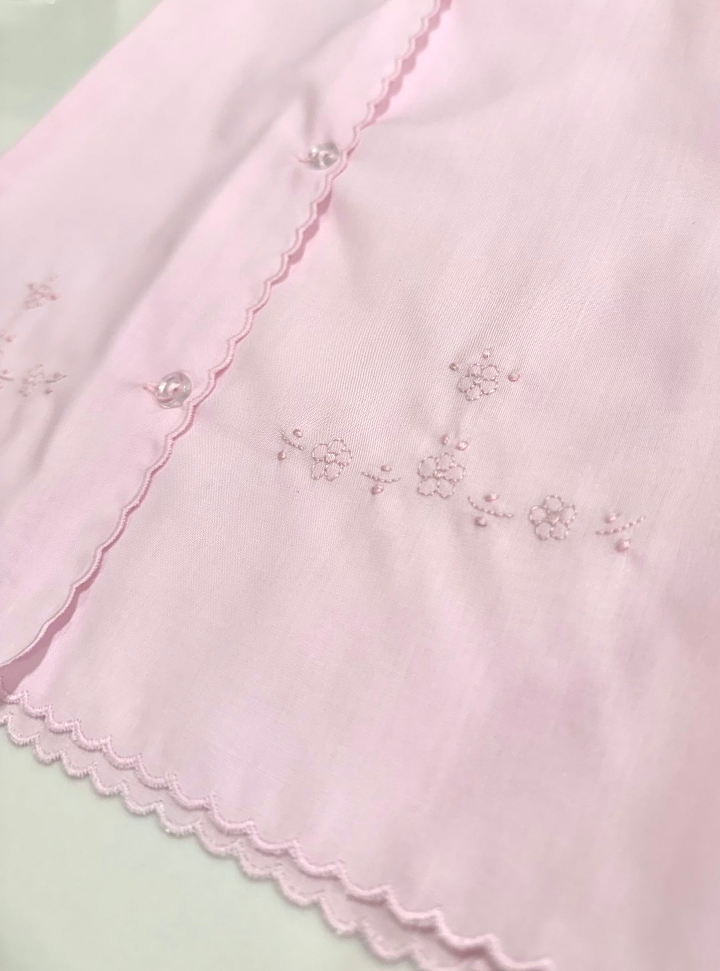Girls Daygown - Pink Flowers