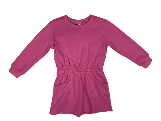 Vivi Sweatshirt Dress - Pink