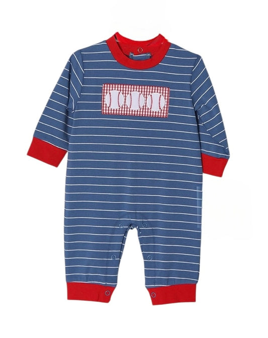 Boys Baseball Romper