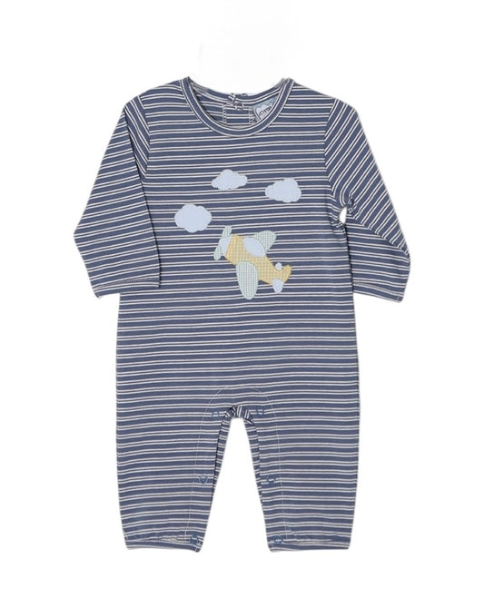 Boys Airplane Applique Romper