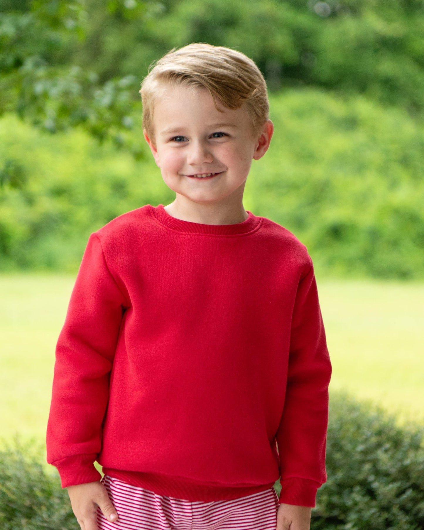 Red Pullover Sweatshirt